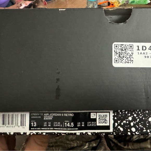 Men’s Air Jordan 6 Retro “Reverse Oreo” NIB - Picture 2 of 10